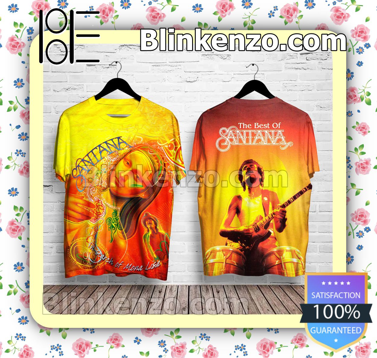 Excellent Santana In Search Of Mona Lisa Album Cover Custom Shirt