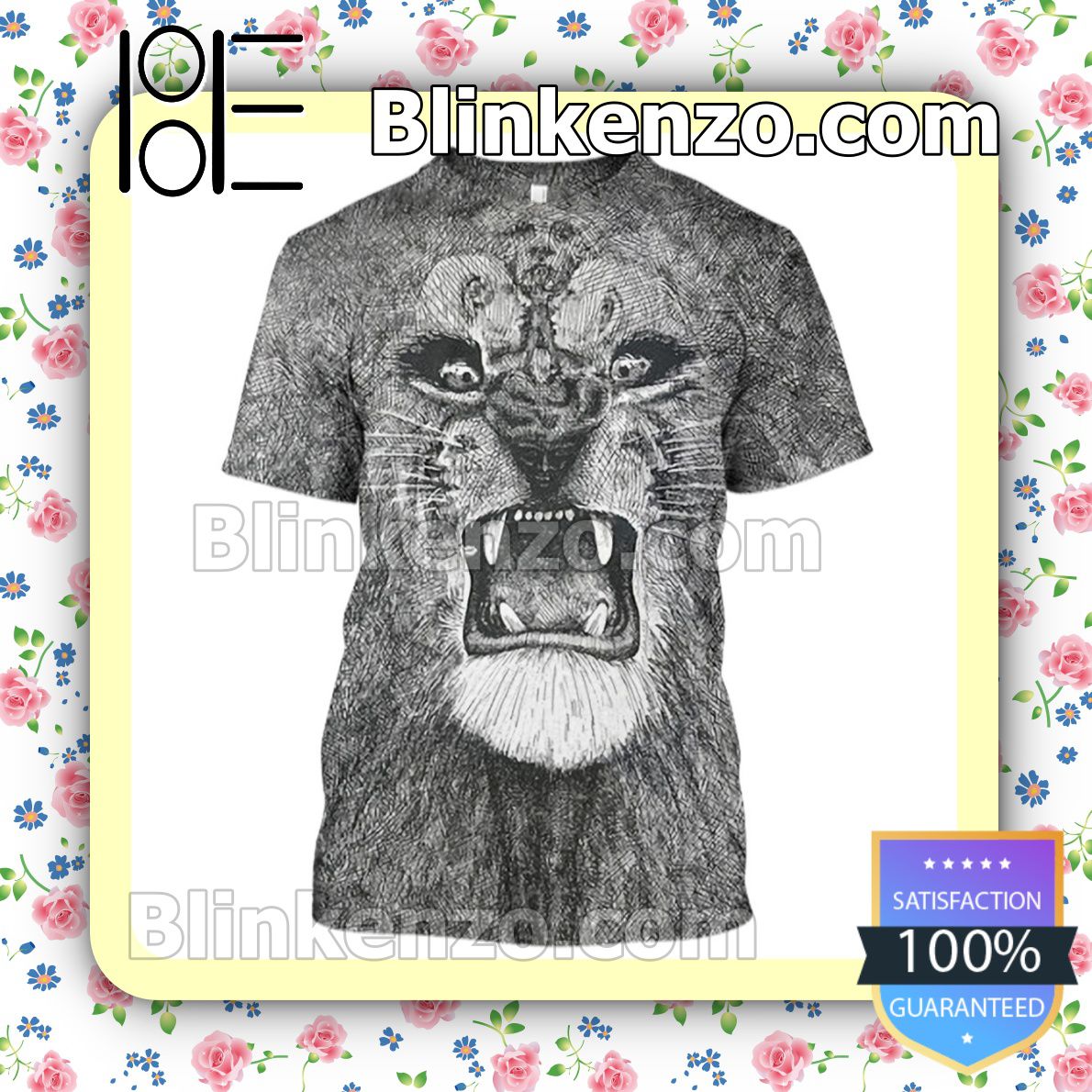 Hot Deal Santana Lion Full Print Custom Shirt