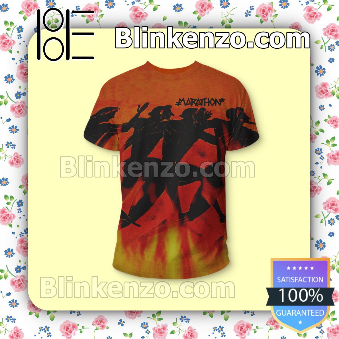 Clothing Santana Marathon Album Cover Custom Shirt