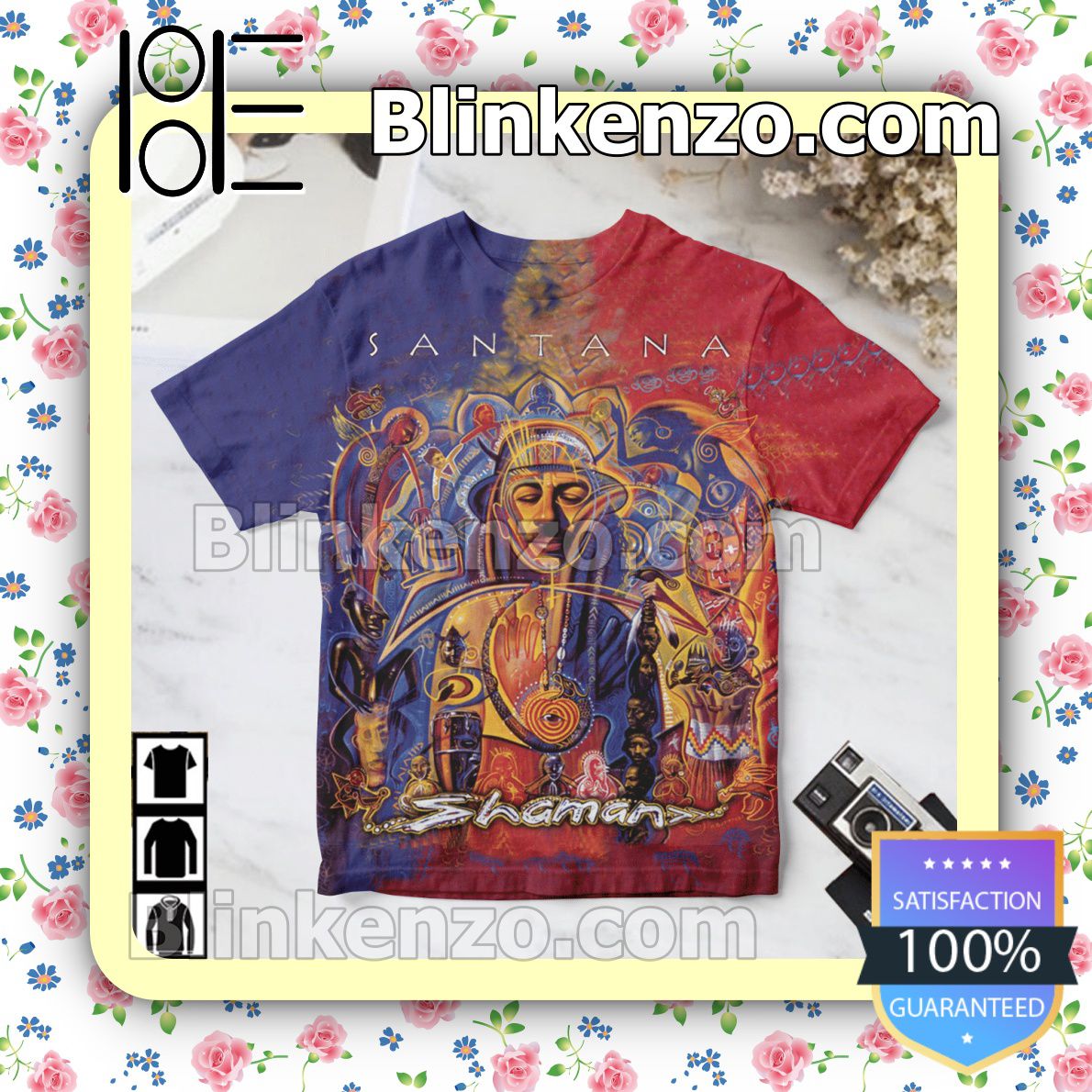 Amazon Santana Shaman Album Custom Shirt