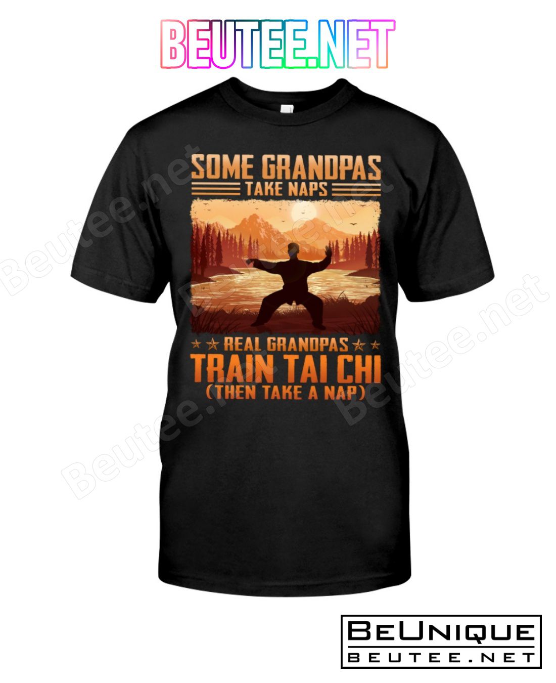 Some Grandpas Take Naps Real Grandpas Train Tai Chi Then Take A Nap Shirt