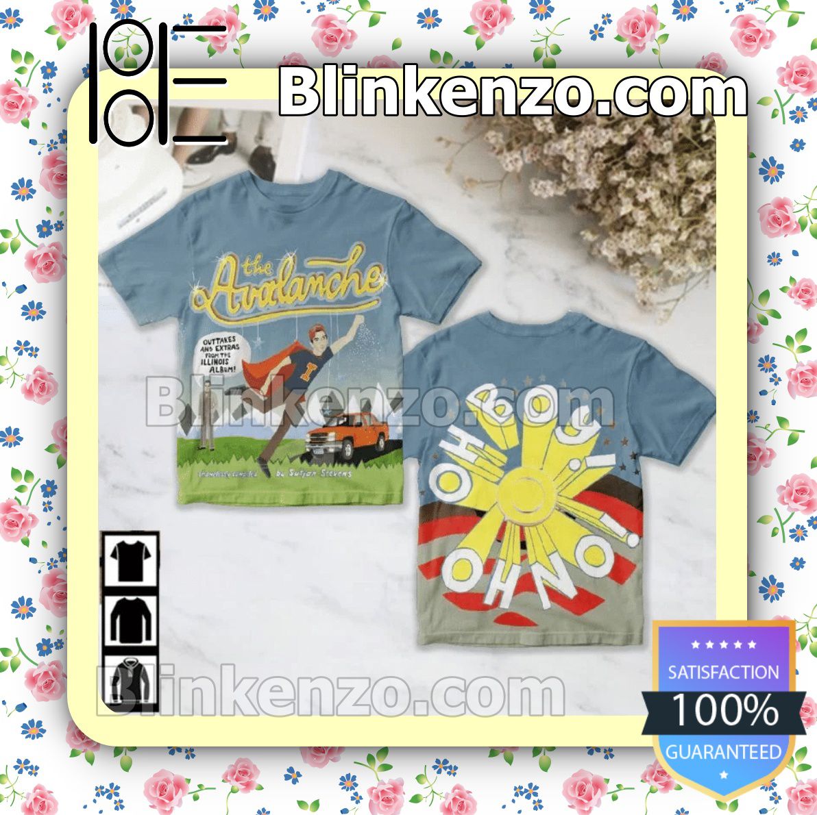 3D Sufjan Stevens The Avalanche Album Cover Custom Shirt