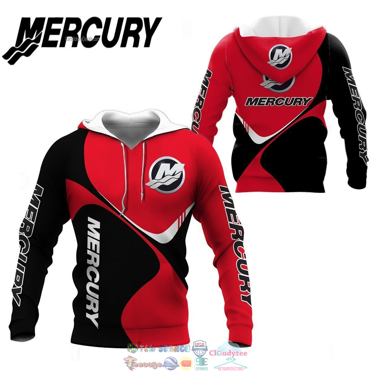 Mercury ver 1 3D hoodie and t-shirt