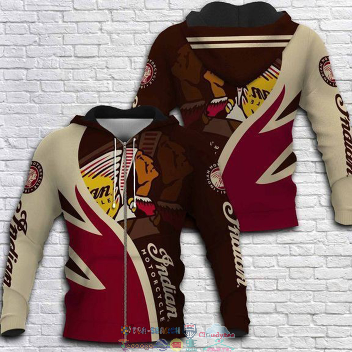 Indian Motorcycle ver 5 3D hoodie and t-shirt