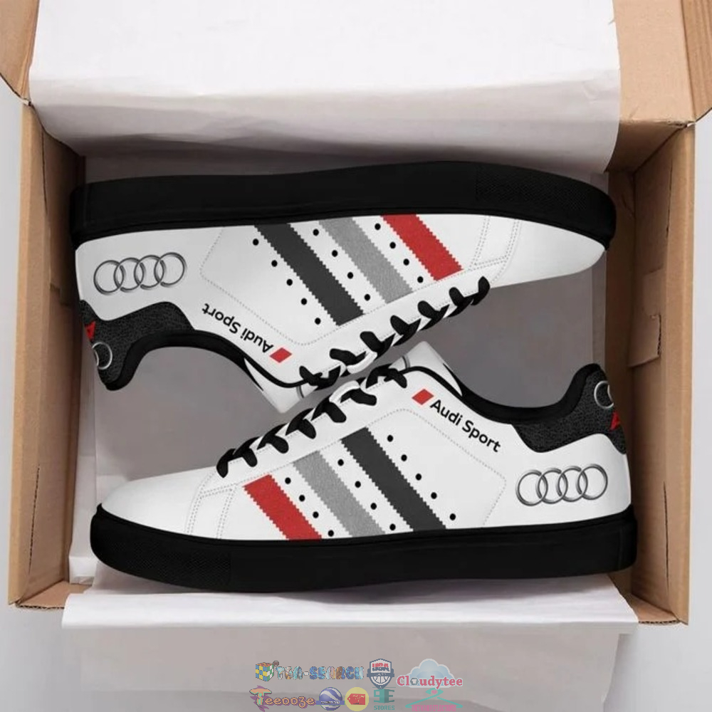 Audi Sport White Stan Smith Low Top Shoes