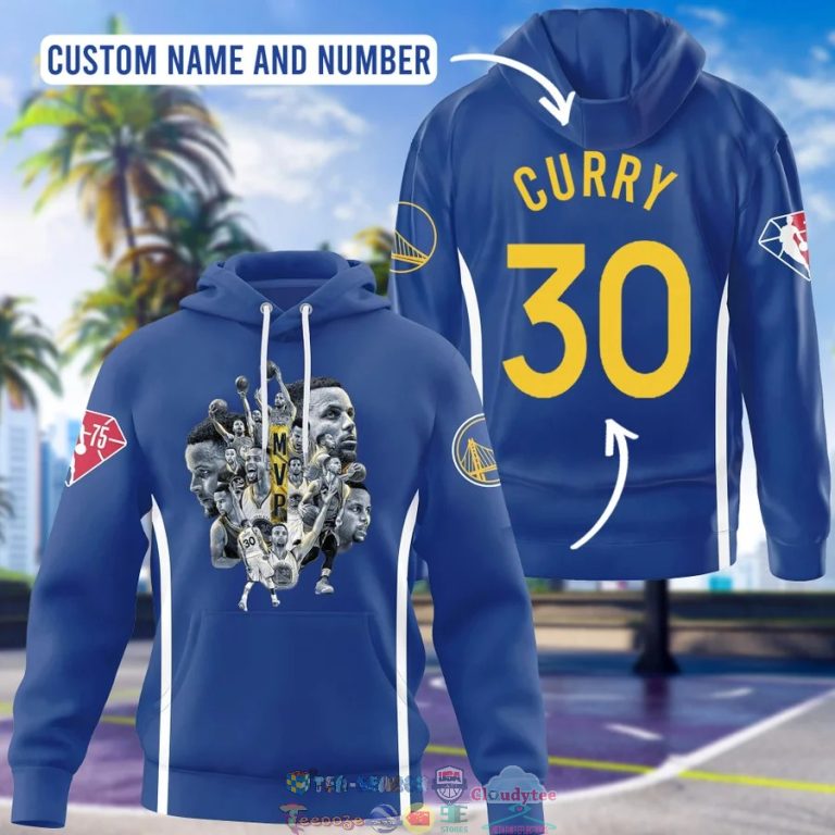 Personalized Golden State Warriors MVP 3D Shirt 5