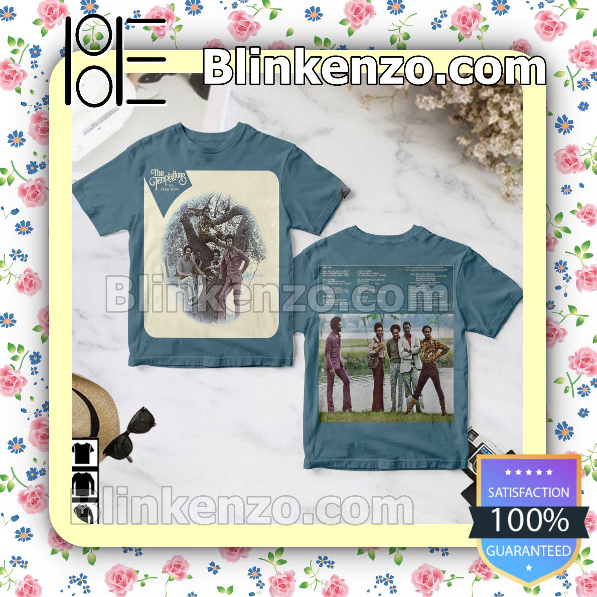 The Temptations All Directions Album Custom Shirt