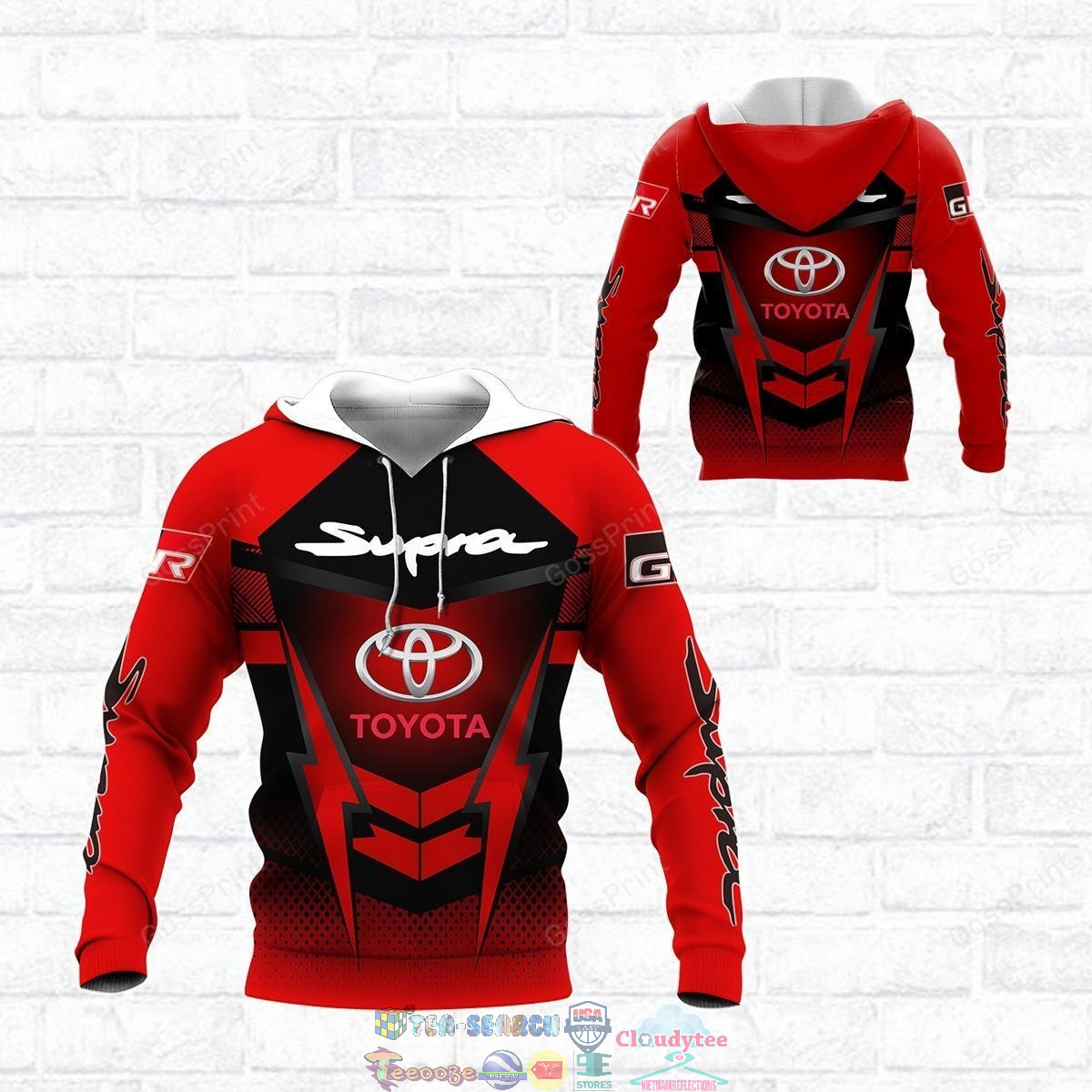 Toyota Supra ver 4 3D hoodie and t-shirt