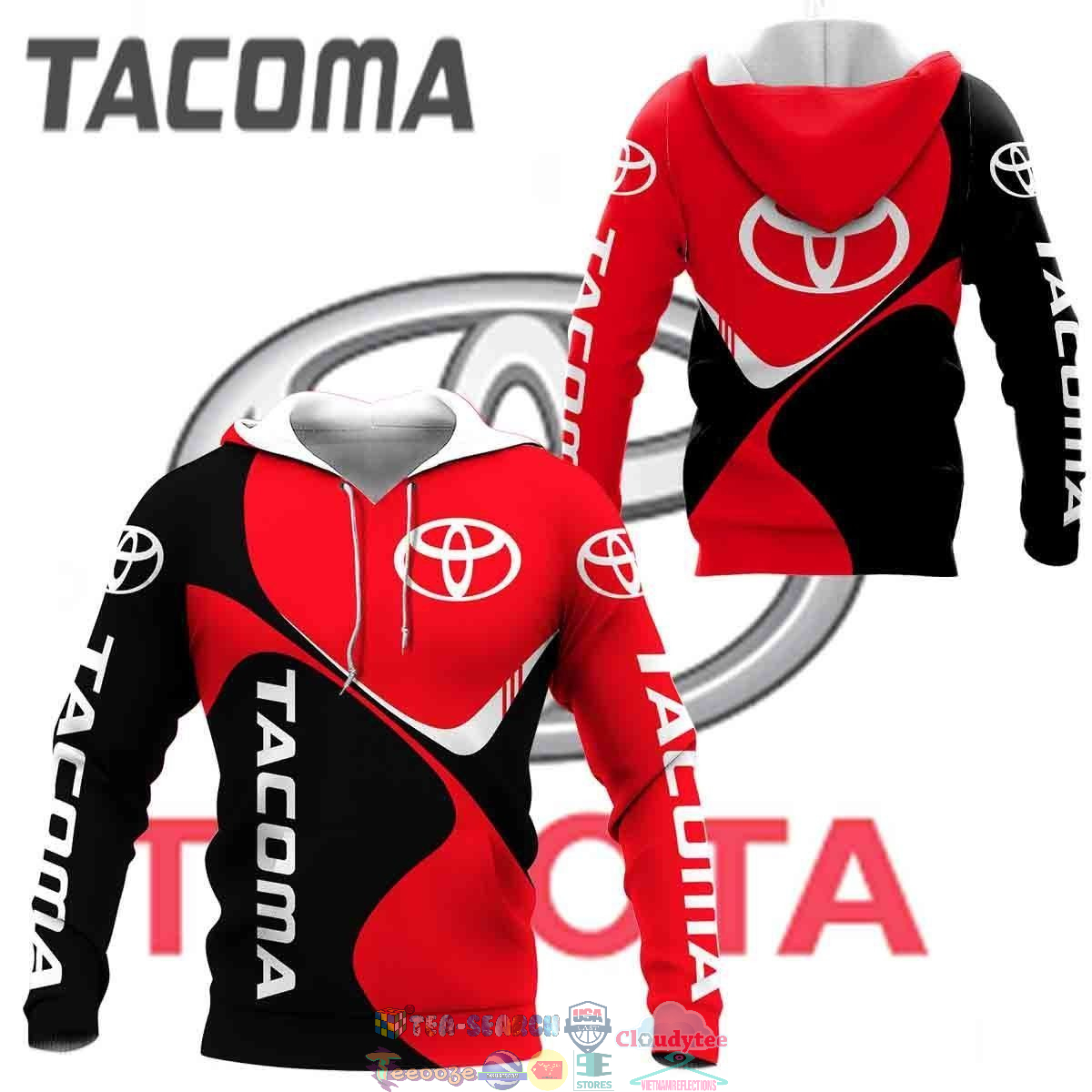 Toyota Tacoma ver 10 3D hoodie and t-shirt