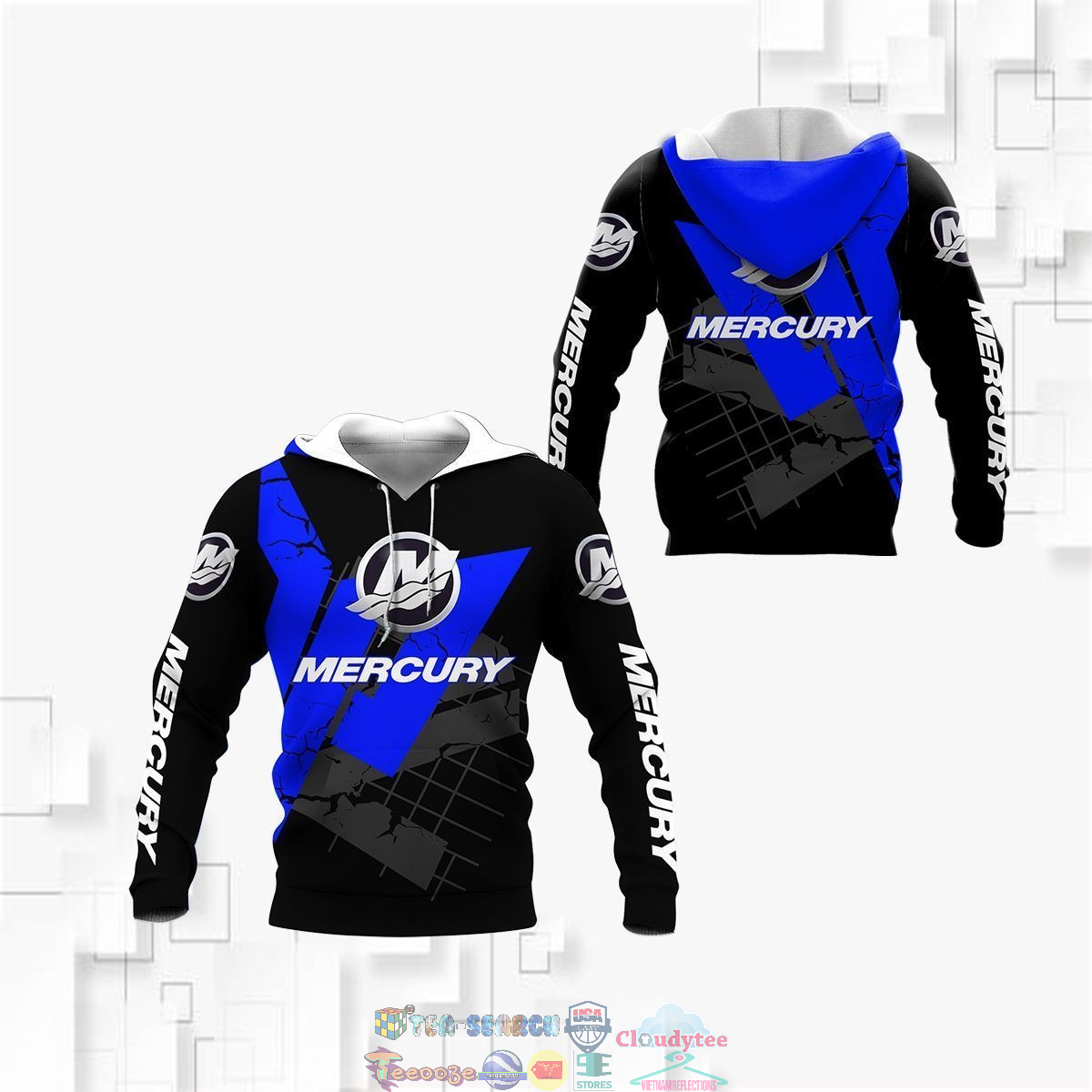 Mercury ver 10 3D hoodie and t-shirt