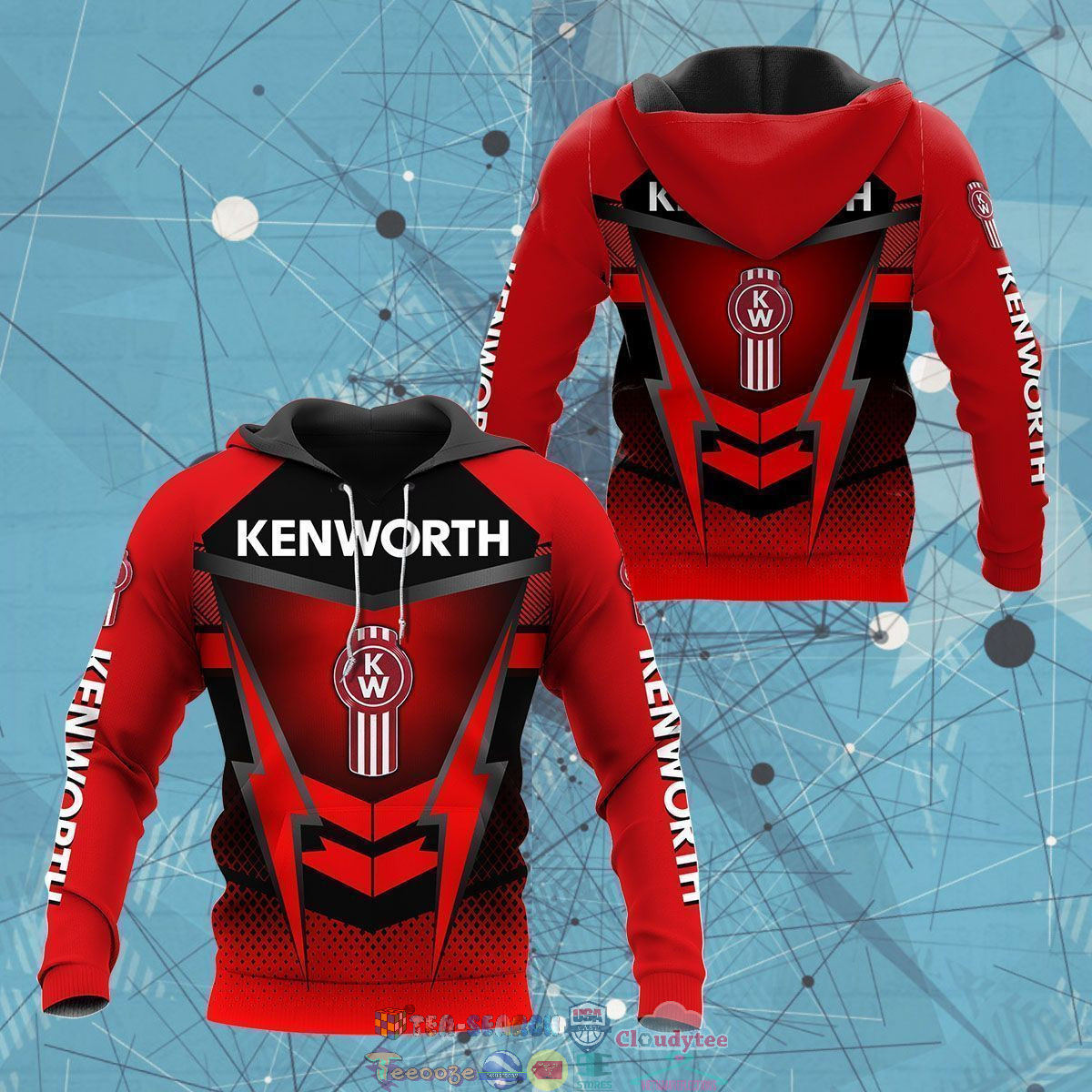 Kenworth ver 6 3D hoodie and t-shirt
