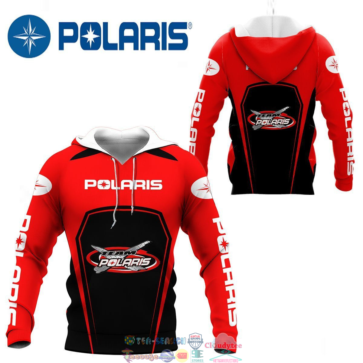 Polaris Racing Team ver 11 3D hoodie and t-shirt