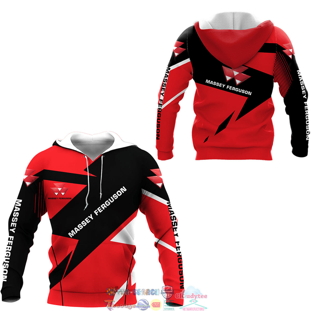 Massey Ferguson ver 7 3D hoodie and t-shirt