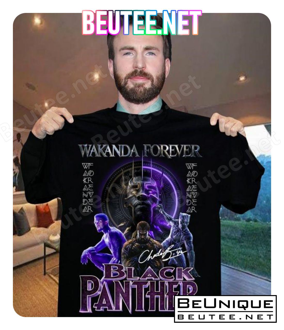 Wakanda Forever Black Panther Signature Shirt