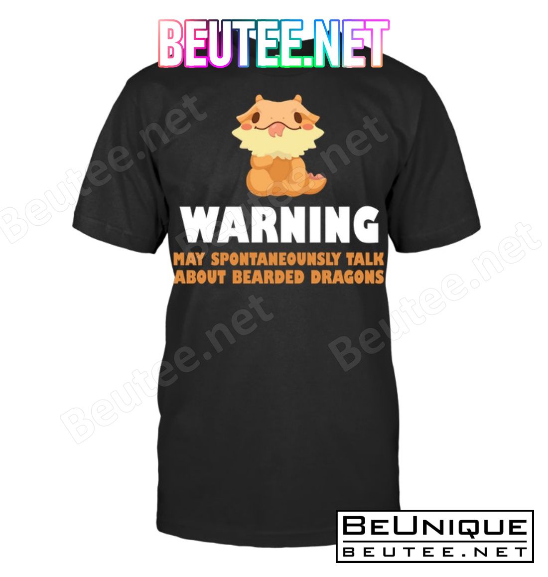 Warning May Spontaneously Talk About Bearded Dragons Shirt