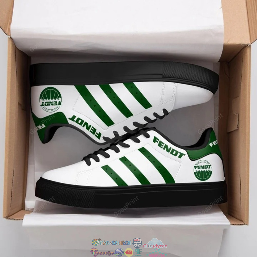 Fendt Green Stripes Stan Smith Low Top Shoes