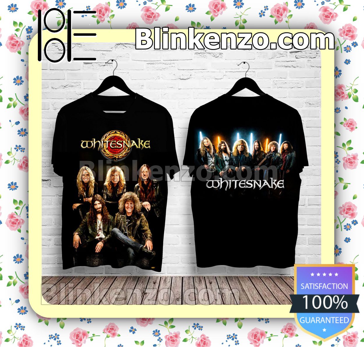 Official Whitesnake Members Custom Shirt