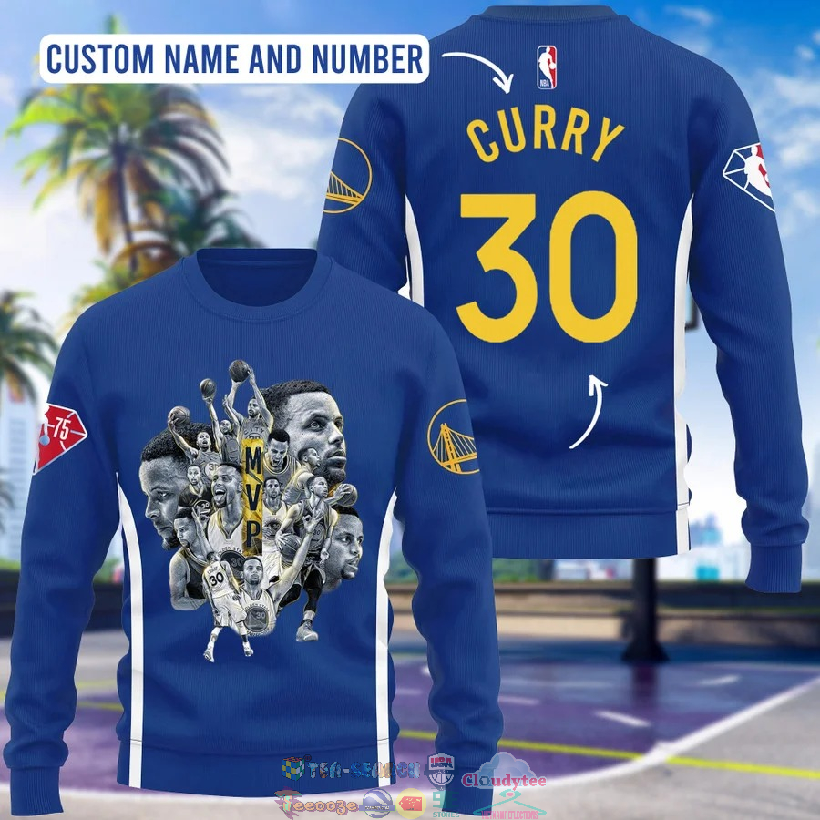 Personalized Golden State Warriors MVP 3D Shirt 3