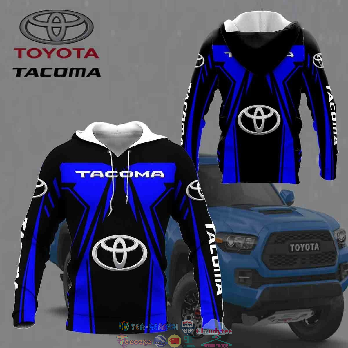 Toyota Tacoma ver 20 3D hoodie and t-shirt
