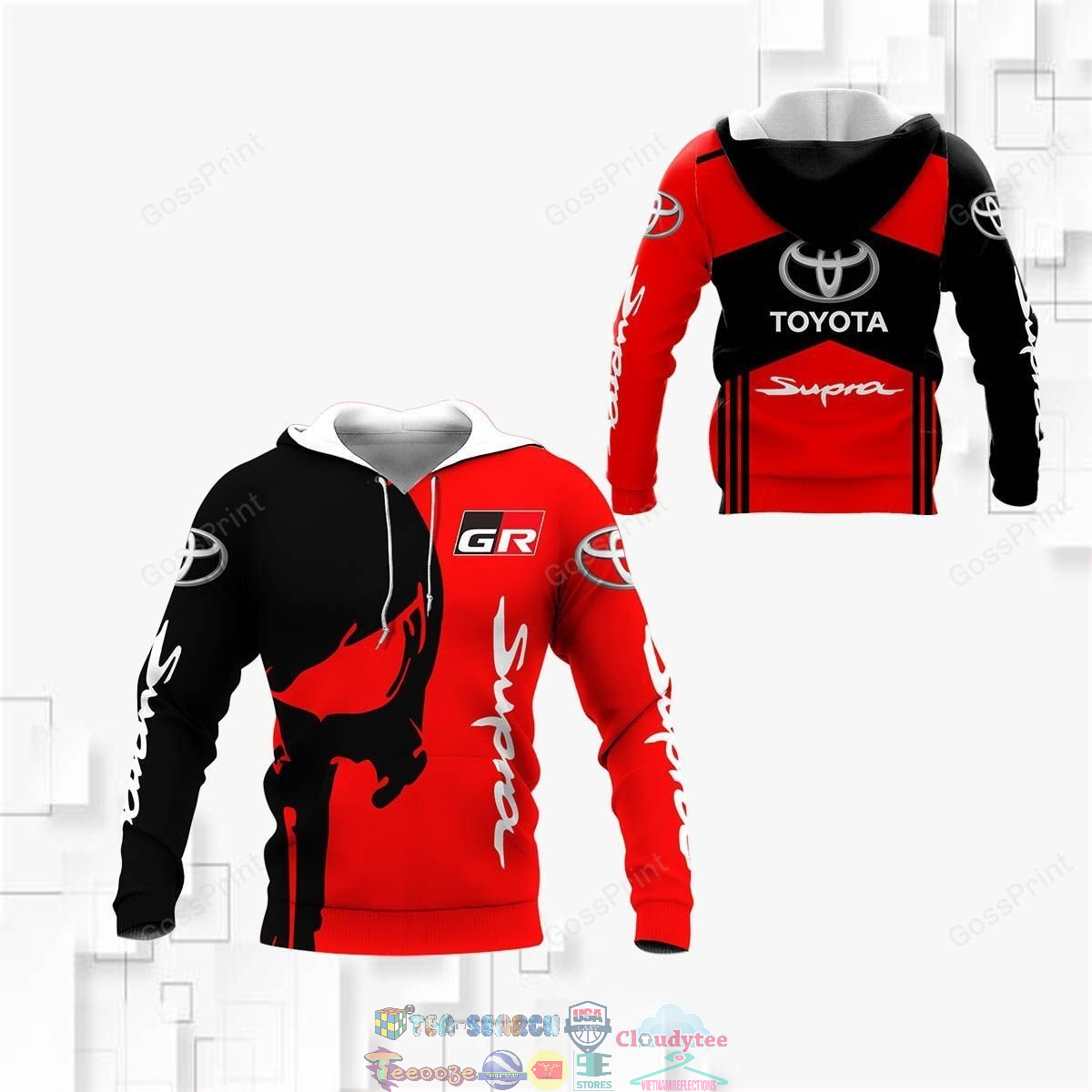 Toyota Supra ver 2 3D hoodie and t-shirt