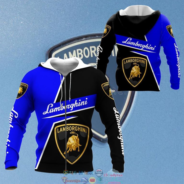 Lamborghini ver 8 3D hoodie and t-shirt