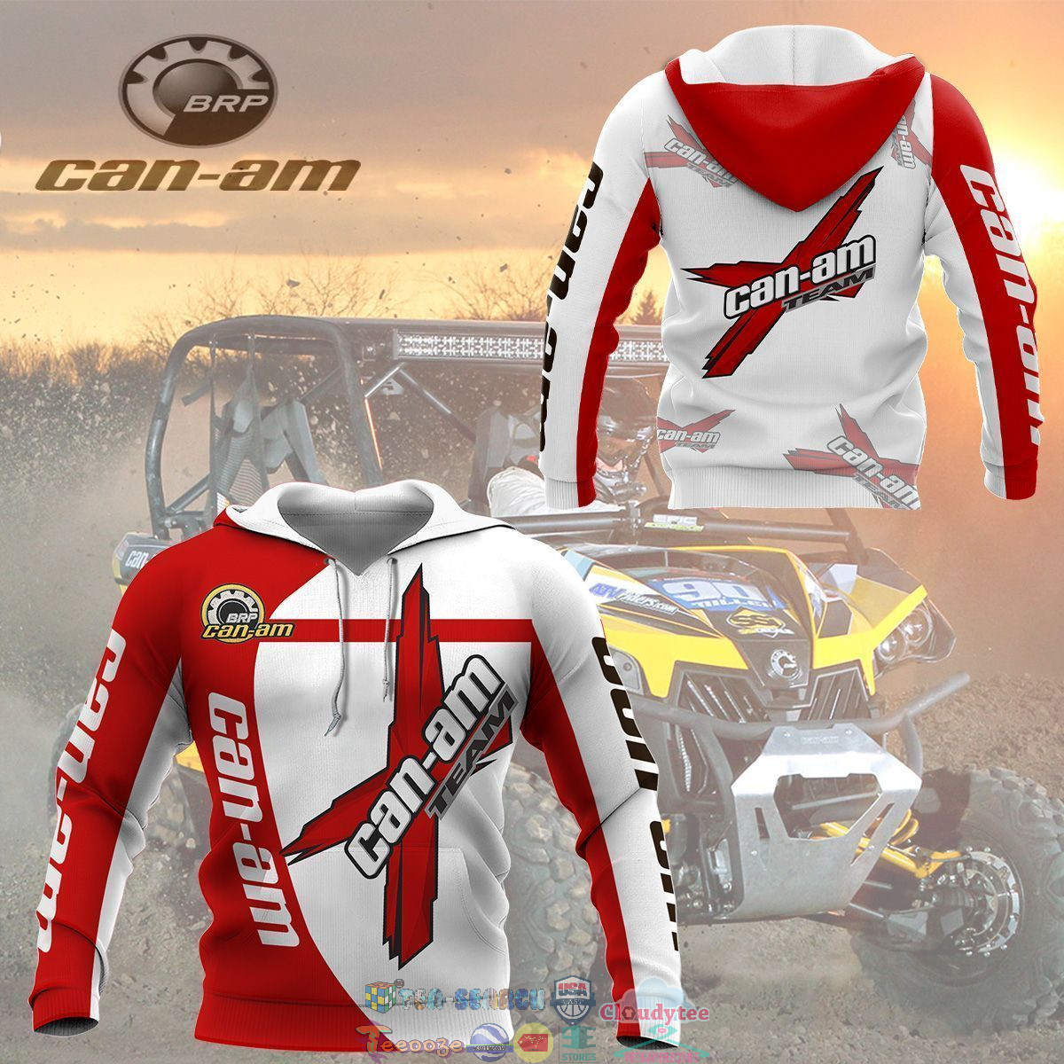 Can-Am Team ver 1 3D hoodie and t-shirt