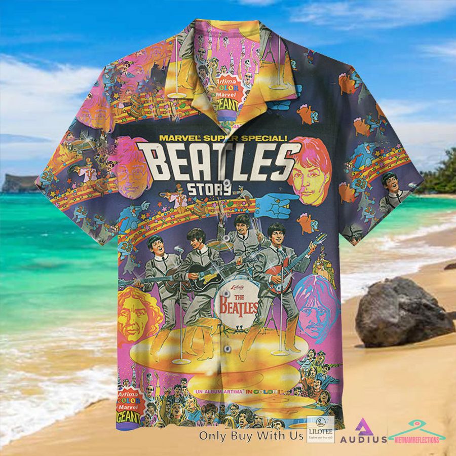 NEW A Comprehensive Guide To The Beatles’ Invasion of Comic Culture Hawaiian Shirt