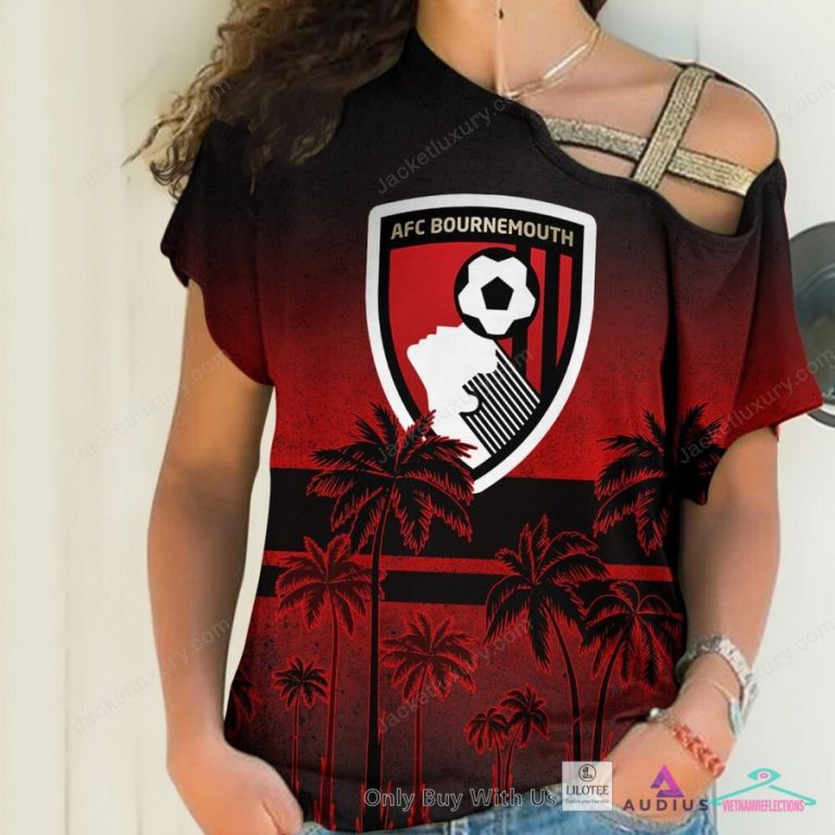 NEW A.F.C. Bournemouth Coconut Hawaiian Shirt, Short 20