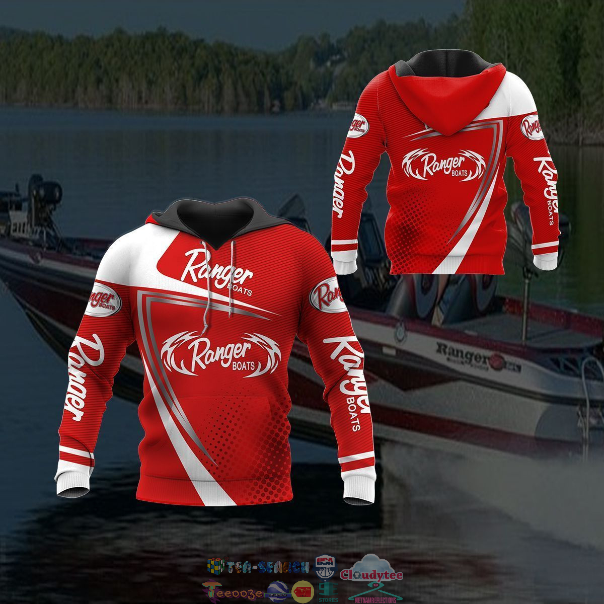 Ranger Boats ver 6 3D hoodie and t-shirt