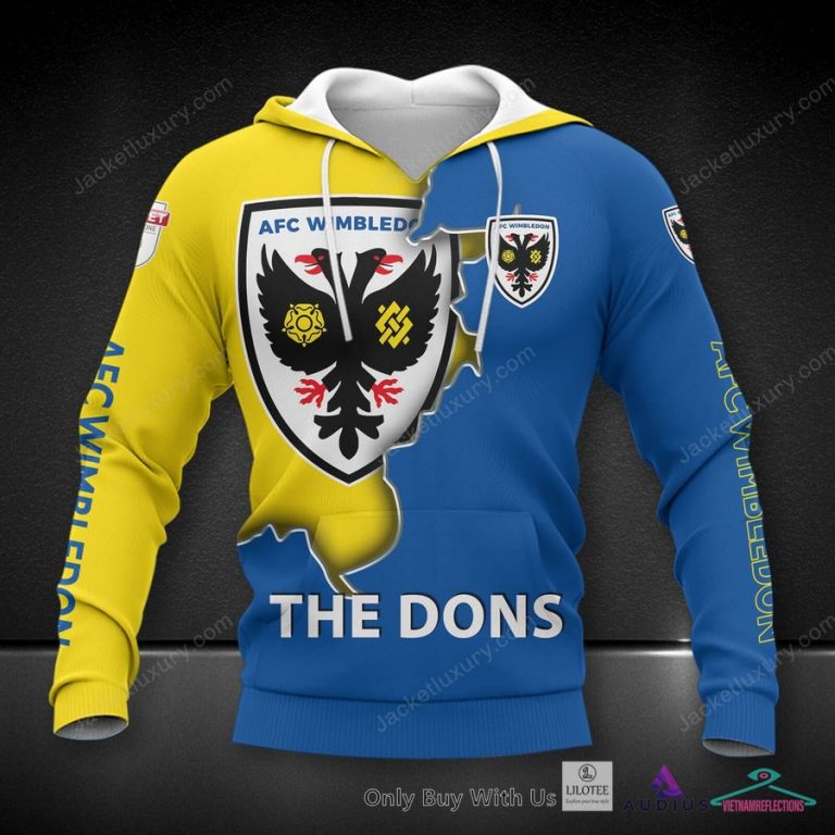 AFC Wimbledon Dark Polo Shirt, hoodie - Beauty is power; a smile is its sword.