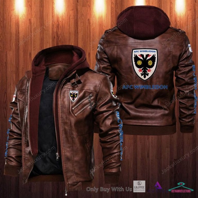 AFC Wimbledon Leather Jacket - Royal Pic of yours