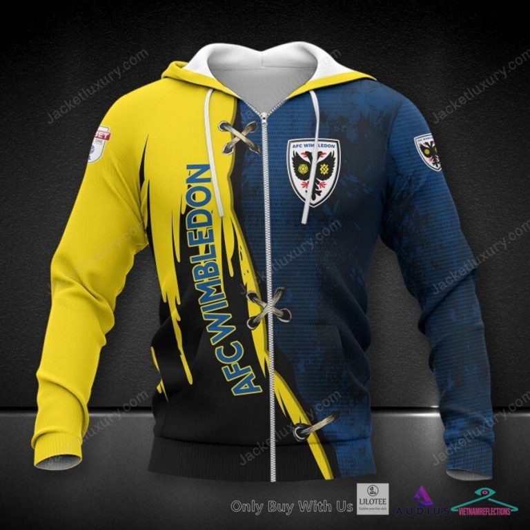 AFC Wimbledon Navy Polo Shirt, hoodie - Stunning