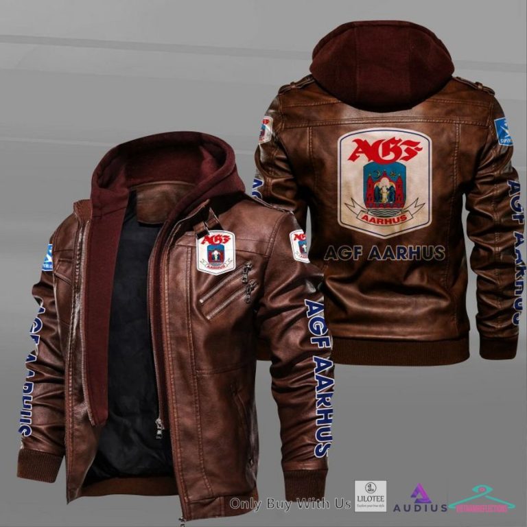AGF Fodbold Leather Jacket - Wow, cute pie