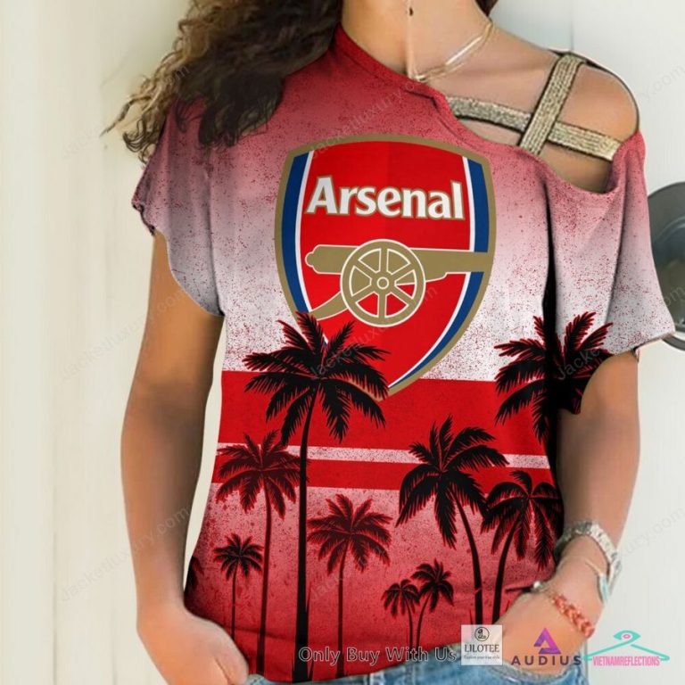 NEW Arsenal F.C. Coconut Hawaiian Shirt, Short 20
