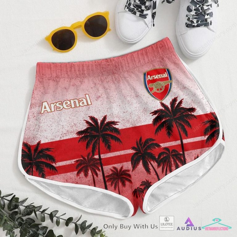 NEW Arsenal F.C. Coconut Hawaiian Shirt, Short 13