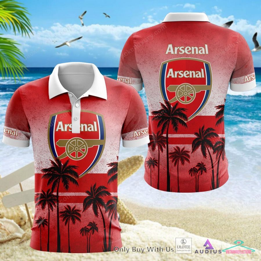 NEW Arsenal F.C. Coconut Hawaiian Shirt, Short 7