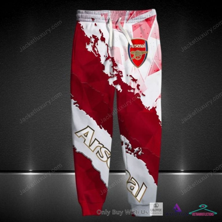 NEW Arsenal F.C Dark Red Hoodie, Pants 15