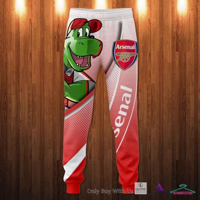 NEW Arsenal F.C Light red Hoodie, Pants 15