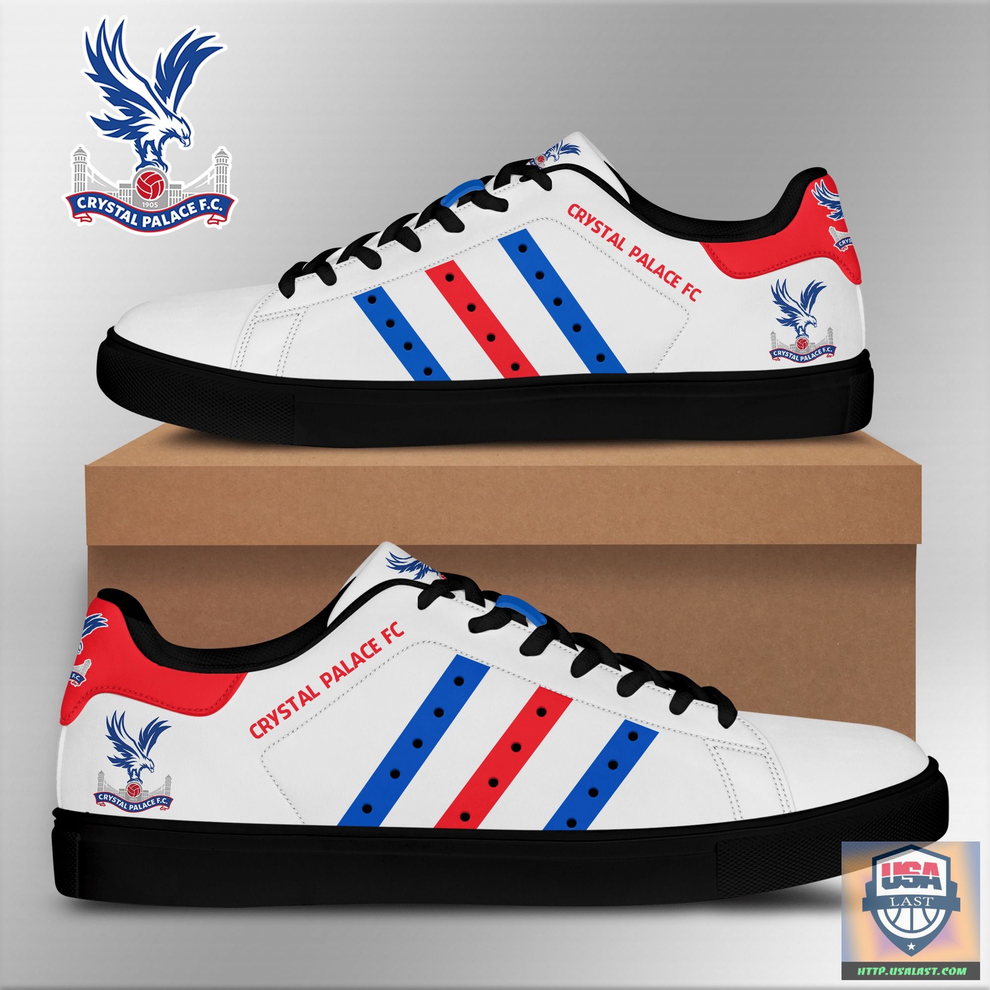 Crystal Palace F.C Skate Low Top Shoes Model 08