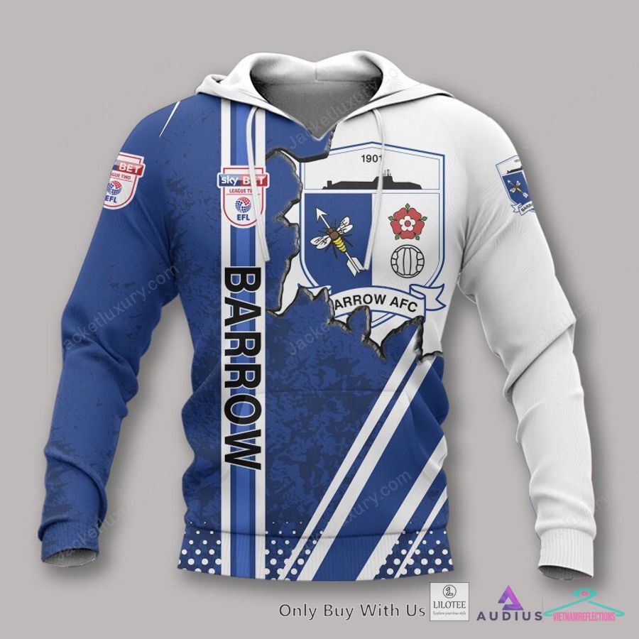 NEW Barrow AFC 1901 Bomber jacket, Shirt