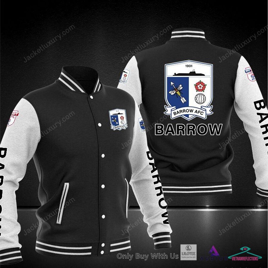 NEW Barrow AFC Baseball jacket