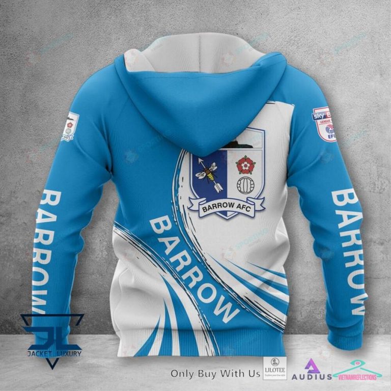 Barrow AFC Blue Polo Shirt, hoodie - Cutting dash
