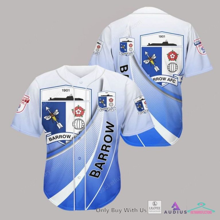 Barrow AFC Blue White Polo Shirt, Hoodie - She has grown up know