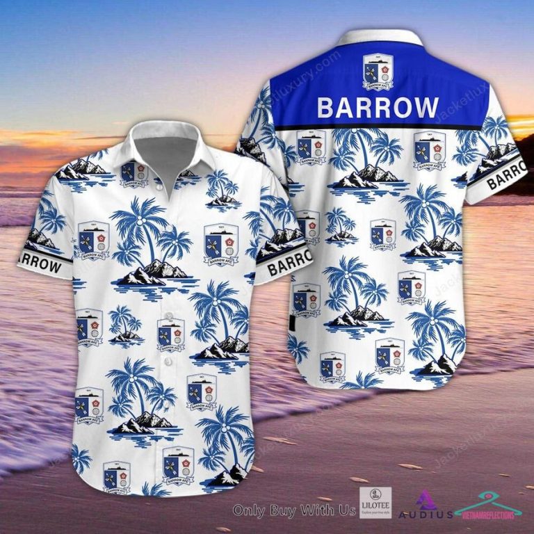 Barrow AFC Hawaiian Shirt - Natural and awesome