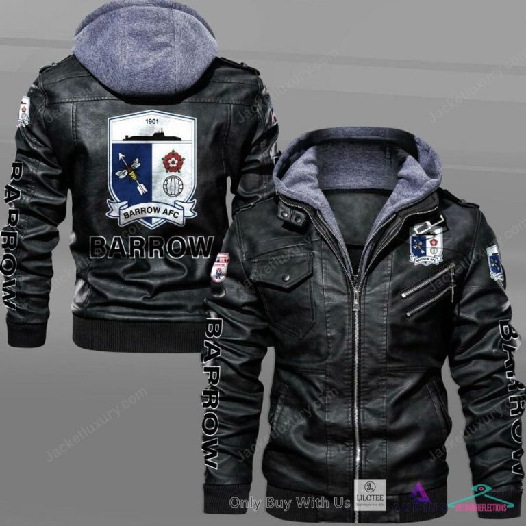 Barrow AFC Leather Jacket - She has grown up know