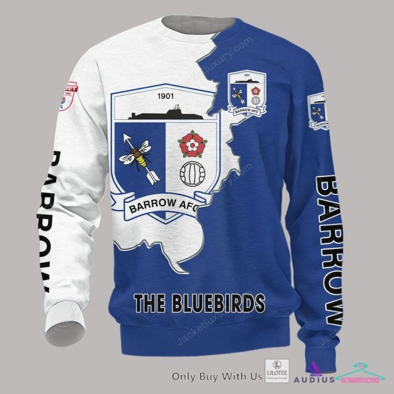 Barrow AFC The Bluebirds Polo Shirt, hoodie - Cutting dash