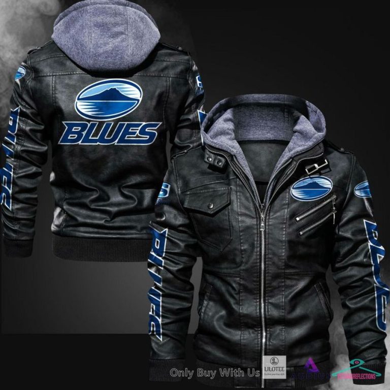 Blues Leather Jacket - The power of beauty lies within the soul.