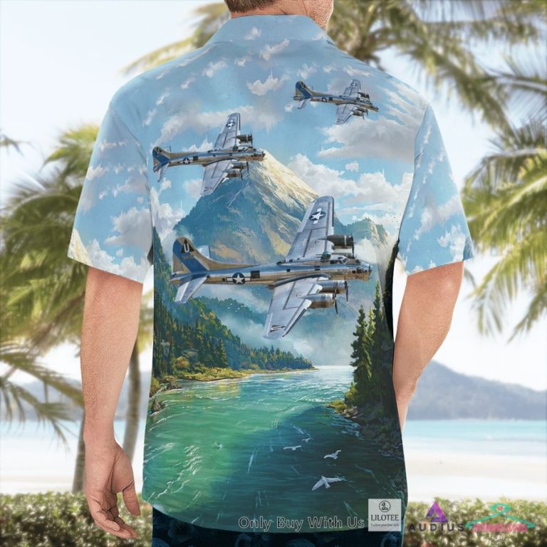 Boeing B-17 Flying Fortress Casual Hawaiian Shirt - Nice shot bro