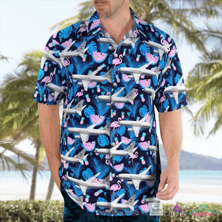 Boeing C-40 Clipper Casual Hawaiian Shirt - Which place is this bro?