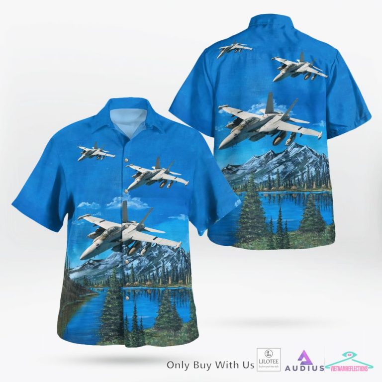 Boeing Ea-18G Growler Casual Hawaiian Shirt - Generous look